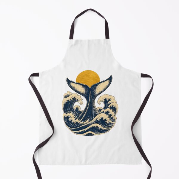 Item preview, Humpback Whale Tail Ocean Art – Vintage Marine Wildlife Design designed and sold by AMICO77.