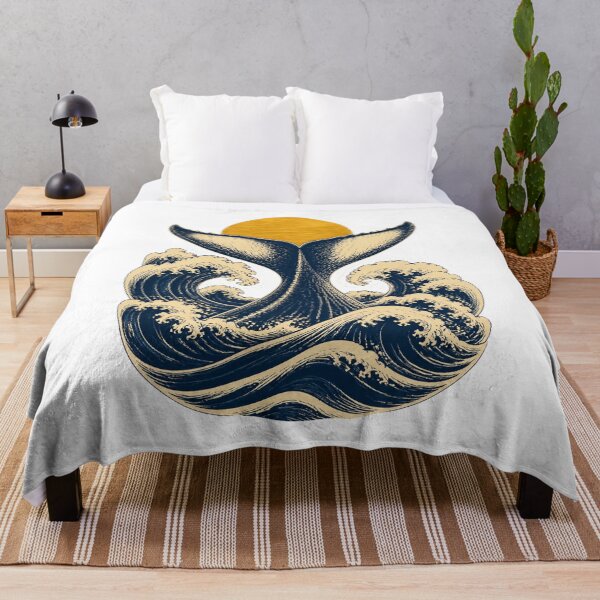 Item preview, Humpback Whale Tail Ocean Art – Vintage Marine Wildlife Design designed and sold by AMICO77.
