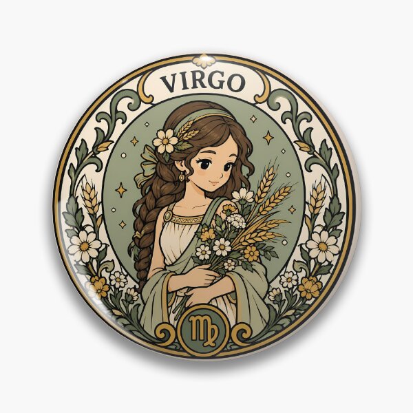 Item preview, Zodiac Sign Virgo - The Maiden designed and sold by FloreDreamStudio.