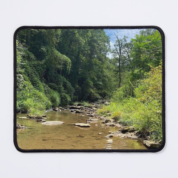 Item preview, Serene Woodland Steam and Stone Cairn in North Carolina designed and sold by Astute-Artio-Photography.