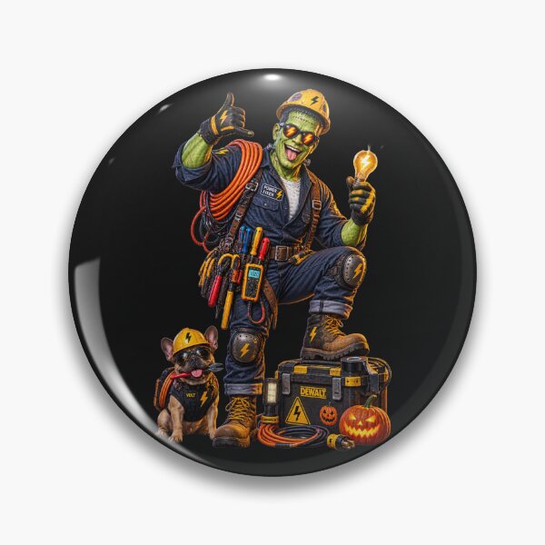 Item preview, Frankenstein Electrician Halloween Power Fixer designed and sold by juliorivera46.