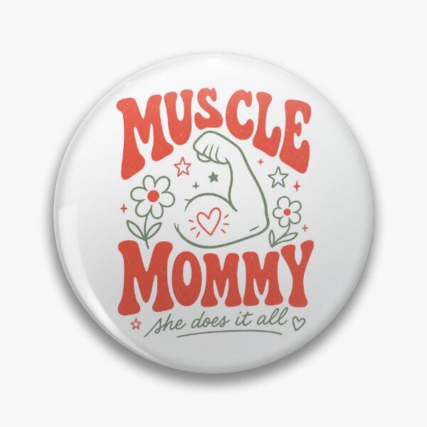 Item preview, Muscle Mommy - She Does It All Retro Groovy designed and sold by Heather Renees Designs.