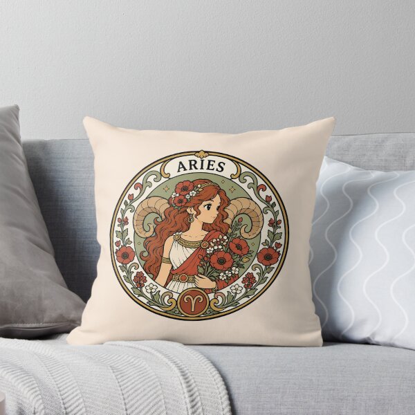 Item preview, Zodiac Sign Aries - The Ram designed and sold by FloreDreamStudio.