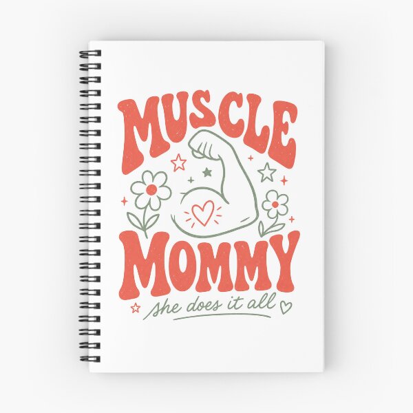 Item preview, Muscle Mommy - She Does It All Retro Groovy designed and sold by Heather Renees Designs.