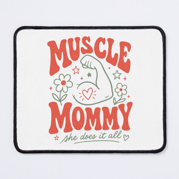 Item preview, Muscle Mommy - She Does It All Retro Groovy designed and sold by Heather Renees Designs.