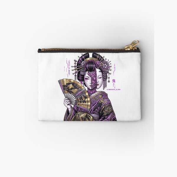 Item preview, Cyberpunk Geisha Android Japanese Neon Mecha Vaporwave Aesthetic designed and sold by mood-draftsman.
