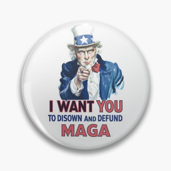 Item preview, Uncle Sam - I Want You To Disown Maga designed and sold by John Browns Fire.