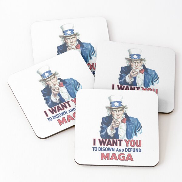 Item preview, Uncle Sam - I Want You To Disown Maga designed and sold by John Browns Fire.