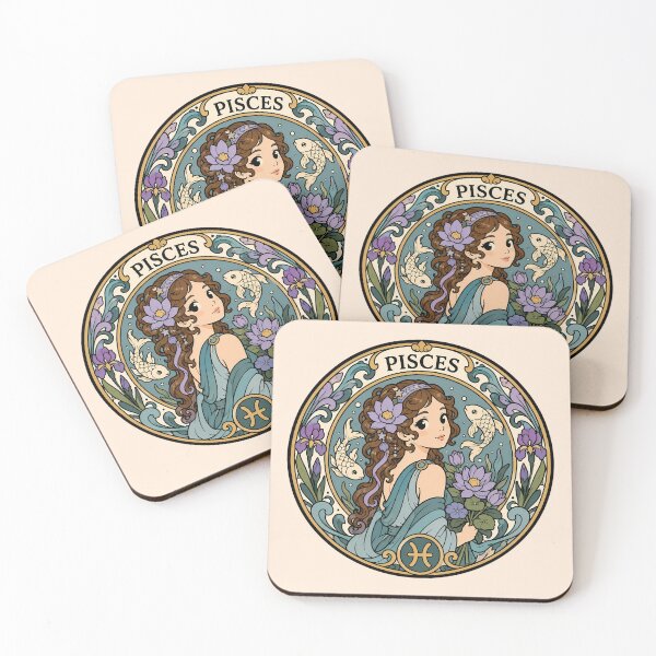 Item preview, Zodiac Sign Pisces - The Fish designed and sold by FloreDreamStudio.