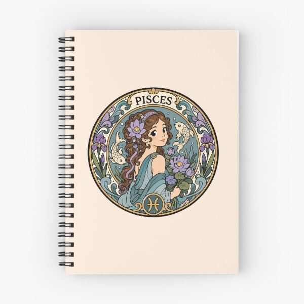 Item preview, Zodiac Sign Pisces - The Fish designed and sold by FloreDreamStudio.