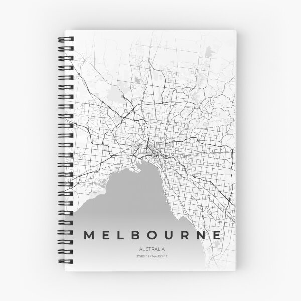 Item preview, Melbourne Map High Contrast designed and sold by FelipeRomero.