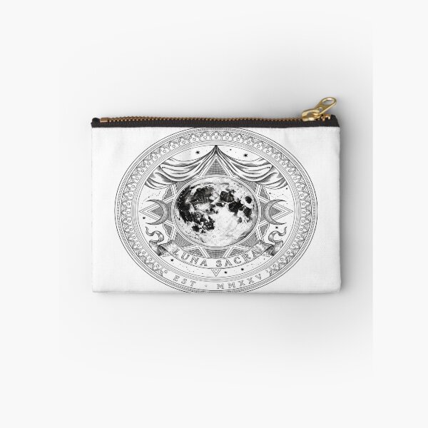 Item preview, Luna Sacra – Ornate Sacred Moon Emblem Design designed and sold by Midnight Veil Designs.