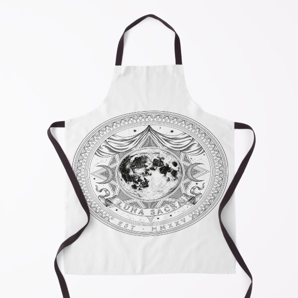 Item preview, Luna Sacra – Ornate Sacred Moon Emblem Design designed and sold by Midnight Veil Designs.
