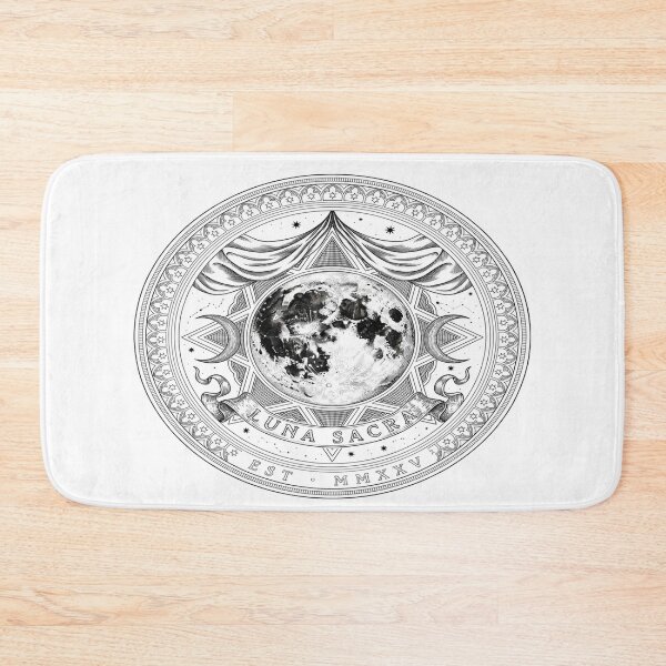 Item preview, Luna Sacra – Ornate Sacred Moon Emblem Design designed and sold by Midnight Veil Designs.