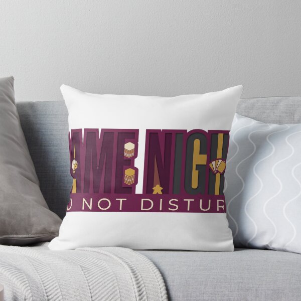 Item preview, Game Night Do Not Disturb Cut Out Typography Design designed and sold by Ninjacatoff.