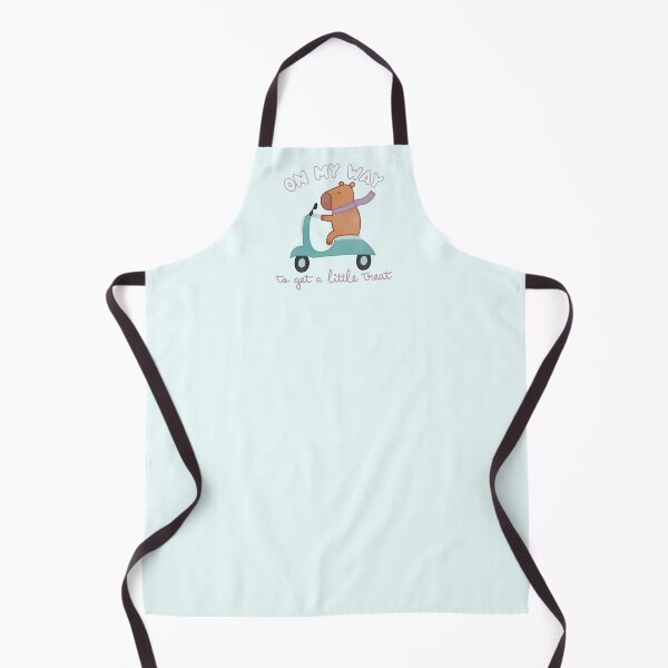 Item preview, On My Way to Get a Little Treat Cute Capybara on a Scooter designed and sold by winterpumpkin.