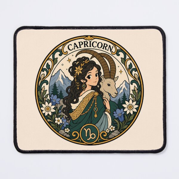 Item preview, Zodiac Sign Capricorn - The Goat designed and sold by FloreDreamStudio.