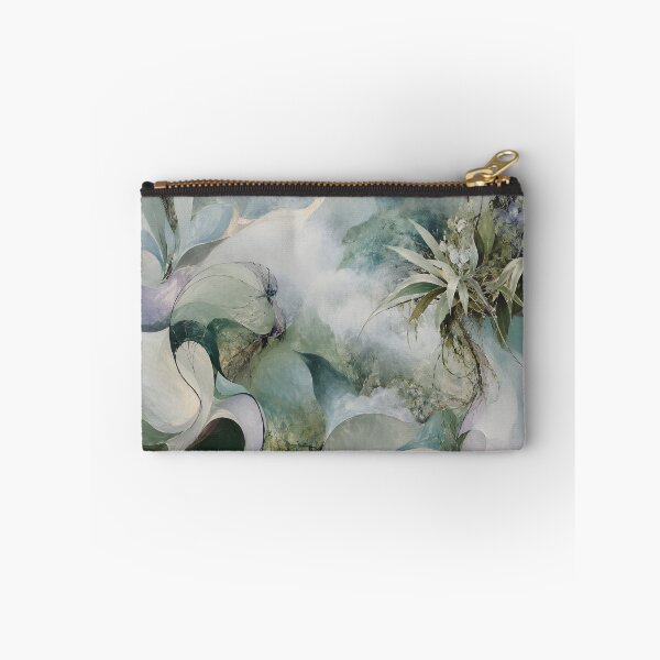 Item preview, Organic Abstract Landscape – Botanical Mountain Wall Art in Sage Green & Lavender designed and sold by GutyzDesignsES.