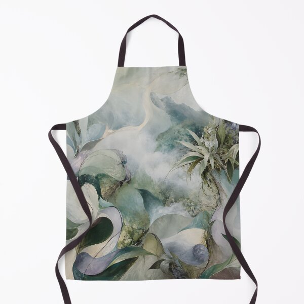 Item preview, Organic Abstract Landscape – Botanical Mountain Wall Art in Sage Green & Lavender designed and sold by GutyzDesignsES.