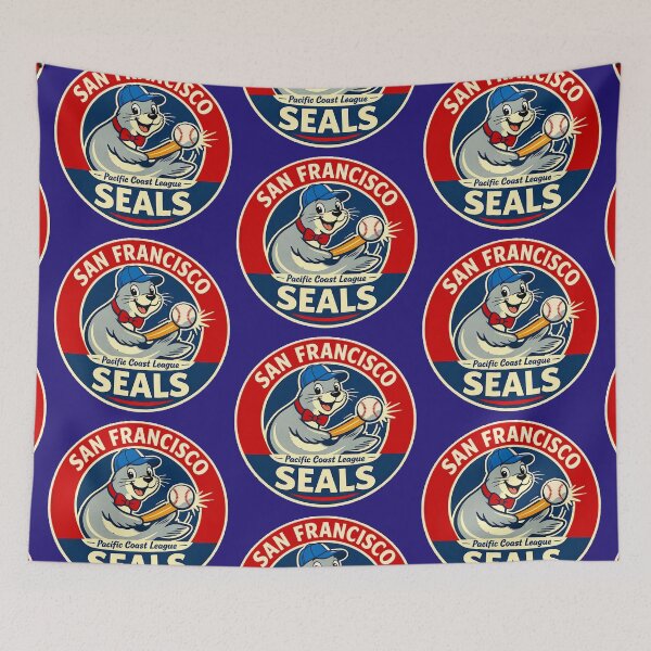 Item preview, Retro San Francisco Seals Badge designed and sold by Normbot2000.