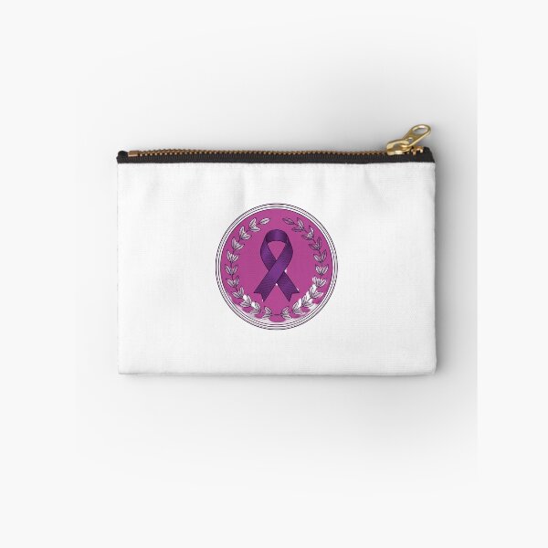 Item preview, Domestic Violence Awareness Purple Ribbon Medallion Art designed and sold by Ninjacatoff.