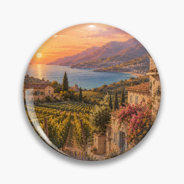 Item preview, Golden Hour in Provence: Vineyard Views & Coastal Magic designed and sold by Madame-Verny.