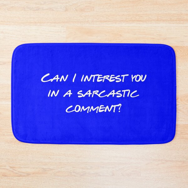 Item preview, Can I Interest You In A Sarcastic Comment - Funny Sarcasm Quote - Dry Humor Gift - Witty Comeback - Retro TV Quote designed and sold by Wesli.