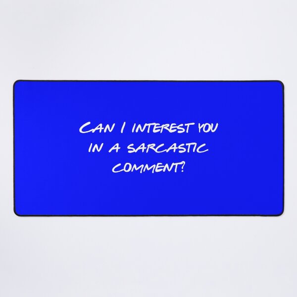 Item preview, Can I Interest You In A Sarcastic Comment - Funny Sarcasm Quote - Dry Humor Gift - Witty Comeback - Retro TV Quote designed and sold by Wesli.