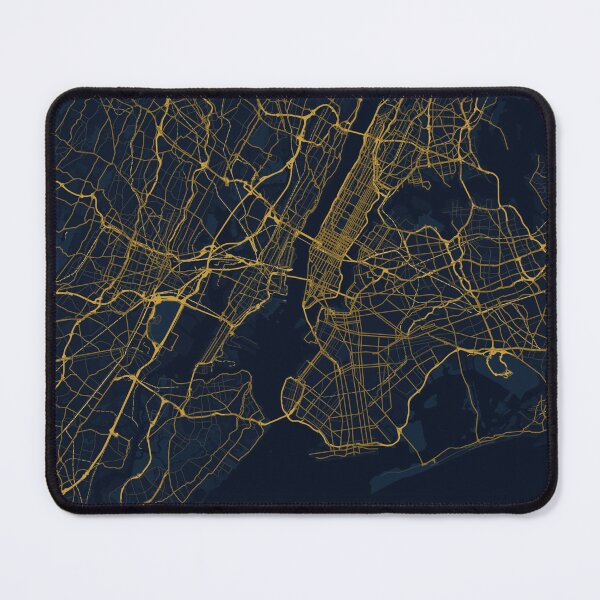 Item preview, New York Map designed and sold by FelipeRomero.