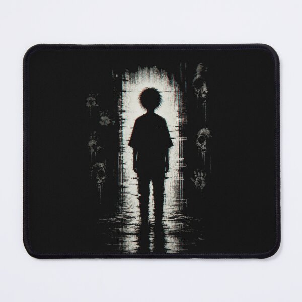 Item preview, Lost in the Static Dark Horror Silhouette designed and sold by ERODED SELF.
