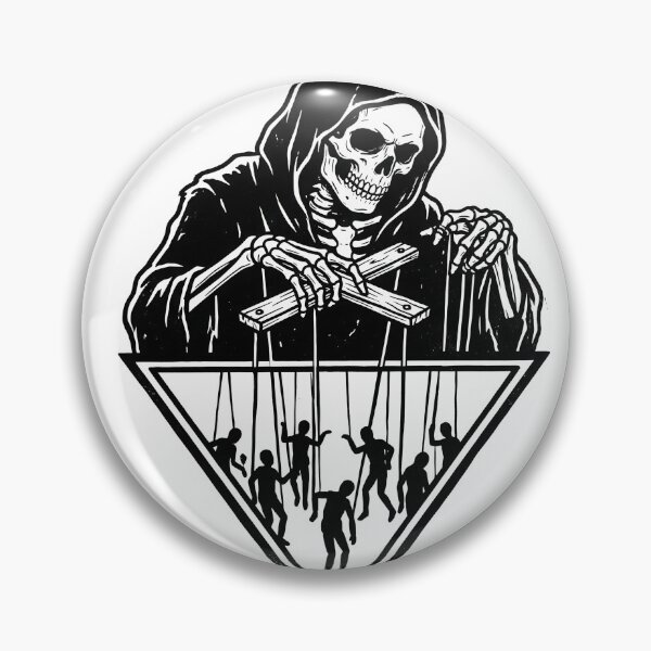 Item preview, Reaper Controlling Human Silhouettes with Wooden Puppet Control Bar designed and sold by MisteryDesigner.