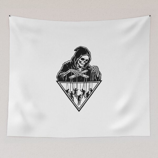 Item preview, Reaper Controlling Human Silhouettes with Wooden Puppet Control Bar designed and sold by MisteryDesigner.