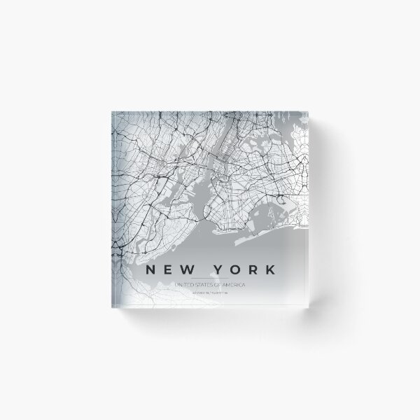 Item preview, New York Map High Contrast designed and sold by FelipeRomero.