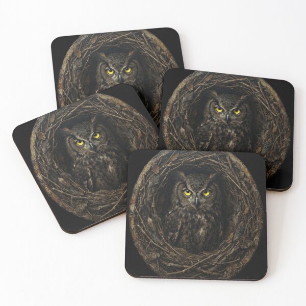 Item preview, Curious Owl Hieronymus Bosch Garden of Earthly Delights designed and sold by florancouriei.