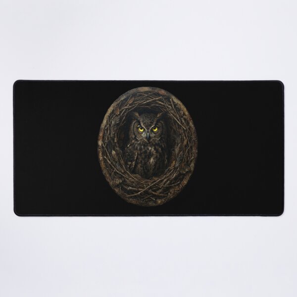 Item preview, Curious Owl Hieronymus Bosch Garden of Earthly Delights designed and sold by florancouriei.