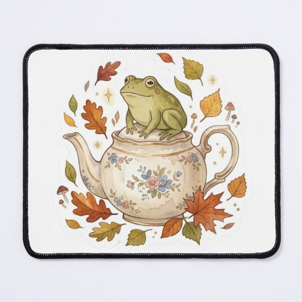 Item preview, The Frog in the Teapot - Cottagecore Aesthetic designed and sold by conamor-bymel.