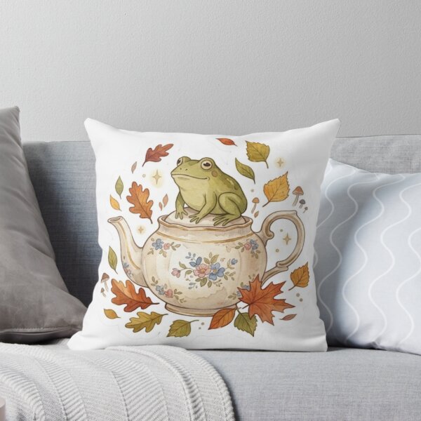 Item preview, The Frog in the Teapot - Cottagecore Aesthetic designed and sold by conamor-bymel.