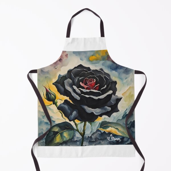 Item preview, Black and Red Rose Water Colour designed and sold by Creepy Princess Creations.