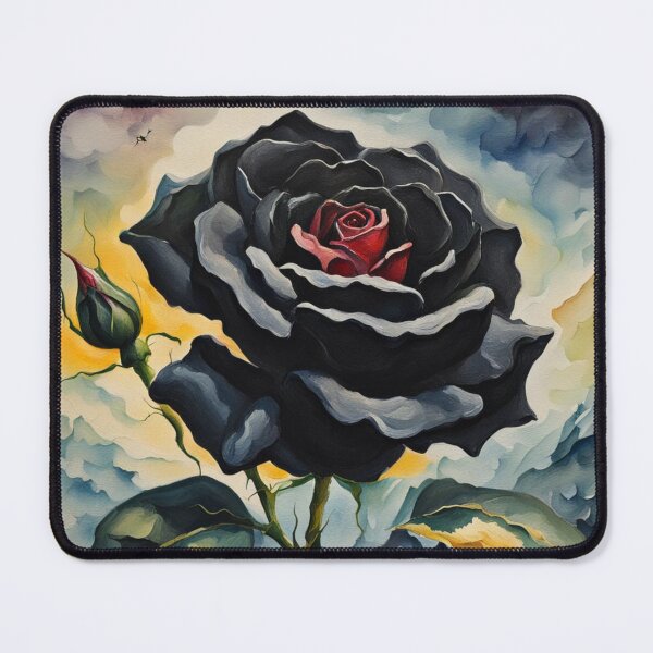 Item preview, Black and Red Rose Water Colour designed and sold by Creepy Princess Creations.