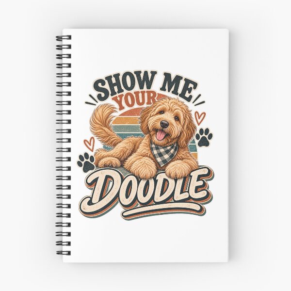 Item preview, Show Me Your Doodle – Funny Goldendoodle Dog Lover Retro Design designed and sold by InkBarn.