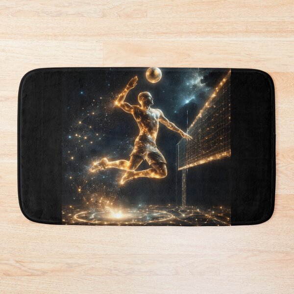 Item preview, Cosmic Volleyball – Golden Volleyball Player designed and sold by Danicreator.