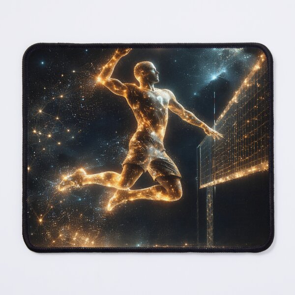 Item preview, Cosmic Volleyball – Golden Volleyball Player designed and sold by Danicreator.