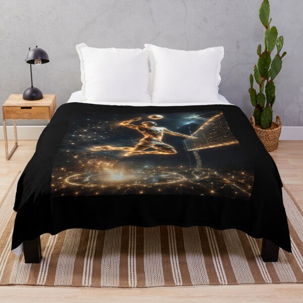 Item preview, Cosmic Volleyball – Golden Volleyball Player designed and sold by Danicreator.