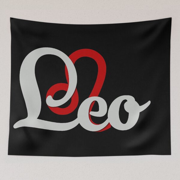 Item preview, Leo Fire - White Font designed and sold by LizzyPrittyArts.