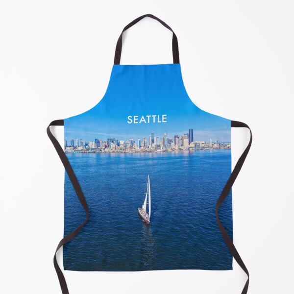 Item preview, Seattle Modern Travel Poster designed and sold by travelwitheric.