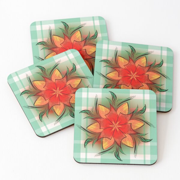 Item preview, Fire Flower - Floral Pattern designed and sold by AstralCocoa.