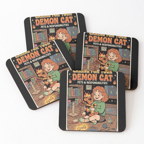 Item preview, Caring For Your Demon Cat designed and sold by florancouriei.