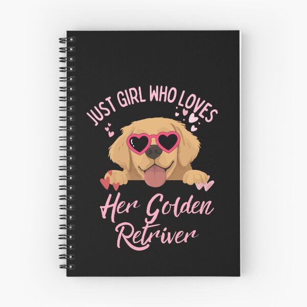 Item preview, Just A Girl Who Loves Her Golden Retriever Cute Heart Glasses Puppy designed and sold by Fateh-Kro ⭐⭐⭐⭐⭐.