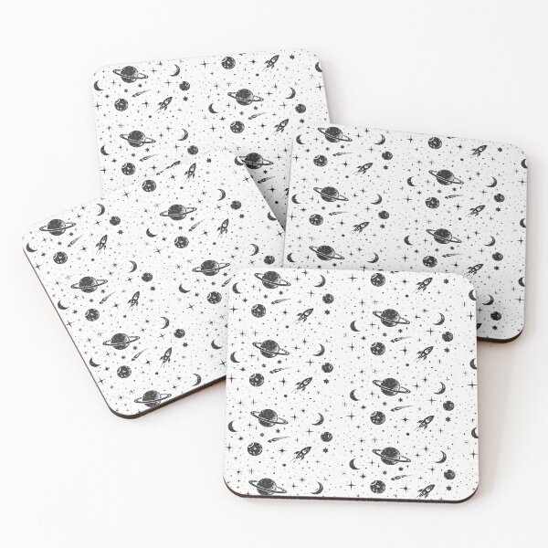 Item preview, Minimalist Outer Space Galaxy Doodle Pattern designed and sold by Ink-verse-.