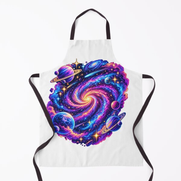 Item preview, Colorful Cosmic Galaxy with Planets designed and sold by TinyWeird.
